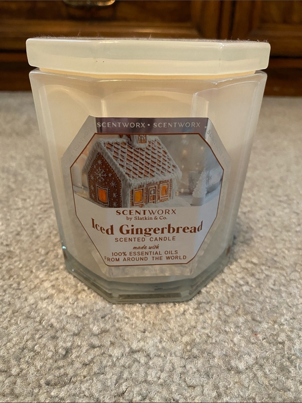 Scentworx Iced Gingerbread 3-Wick Scented Candle